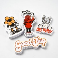 Company design labels cartoon waterproof sticker logo Adhesive labels printing holographic vinyl custom