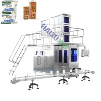 Food Carton Box Automatic Cold Brew Tea Passata Beverage Probiotic Juice Sterite Aseptic Filling Machine