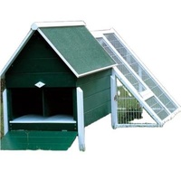 Viable Triangle Asphalt Roof Waterproof Small Animals Chicken Wooden Pet Cage