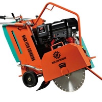 Construction Material Shops Concrete Cutter Road Cutting Machine With 20 Cutting Depths For Concrete Or Asphalt