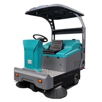 Hotels Concrete Electric Asphalt Sweeping Floor Sweeper Cleaning Machine
