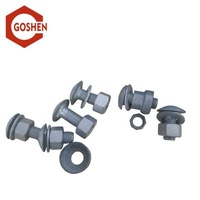 HDG Steel Round Head Guardrail Bolts Bracing