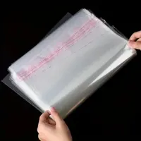Wholesale-Clear Resealable 400pcs Cellophane/BOPP/Poly 20*30cm Transparent Opp Bag Packing Plastic Bags Seldhesive Seal ZZ