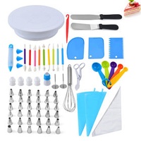 Cake decoration tool set Baking accessories 66 pieces pastry tools baking supplies cake turntable