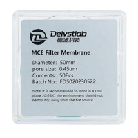 Delvstlab Micro Pore Size Filter Membrane MCE Mixed Cellulose Ester Lab Supplies Chemistry 47mm 50mm Dia.