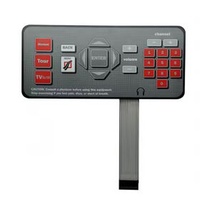 High quality accepts custom FPC membrane keypad membrane keyboard panel