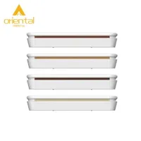 High Quality Hospital Aluminum and PVC Hallway PVC Material Anti-Collision Wall Handrails Safety Grab Bar