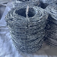 galvanized barbed wire galvanized barbed wire price 250m per roll dutch net metal guardrail enclosure barbed wire tbar stretch tool for barb wire Ce Certificate