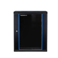 IT Equipment Network Cabinets - Data Center Racks with Tempered Glass Doors for Secure Storage
