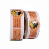 Custom High Quality Waterproof Vinyl PP PET BOPP Bottle Jar Label Sticker Waterproof Adhesive Plastic Paper Printing