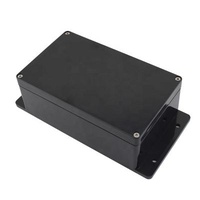 Universal Plastic Electronic Device Enclosure 200*120*75mm With Ear For Outdoor Electronic Waterproof Junction Box Enclosures Electronics Box Black Color