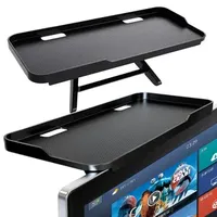 Storage Holders Racks Threadable TV Screen Top Shelf Monitor Organizer Rack Holder Practical Home Computer Office Multifunctional 230907