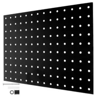 Storage Holders Racks 1Pcs Metal Perforated Board Iron Pegboard Panels Tool Organizer Wall Mount Workbench Pegboard Display Panel Pegboard Accessorie CL250210