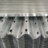 Mash Tl4 Aashto M180 Metal Steel Galvanized Highway Guardrail Roadway Corrugated Road Safety Traffic Road Crash Barrier Fence Guardrail Post