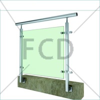 Easily Assembled 3D CAD OEM ODM , Customizing Adjustable House Hotel Spider Connector Handrail
