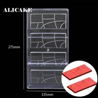 Chocolate Mold Polycarbonate Bar Bakery Tools Pastry Baking Plastic Chocolat Moule Y200612
