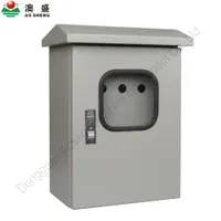 Wall Mounted Double Door Electrical Metal Enclosures with Termpered Glass Window