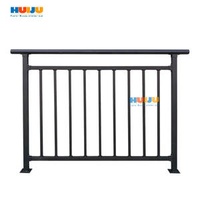 HJ New Design Aluminum Fence Railing for Balcony Guard Rail Bridge Balustrades Aluminum Metal Outdoor Stair Railing Handrail