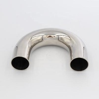 Traditional Customized Stainless Steel Tube Elbow Stairs Handrail Fittings Railing Accessories