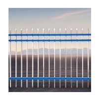 Durable Residential Park Guardrail Zinc-Steel With Three Beams Metal Product-Minimum Order 1kg