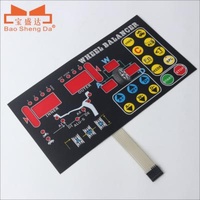 Another 34 Years Manufacturer Customized Film Keypad Push Button Membrane Switch Membrane Switch Machine Medical