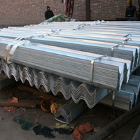 Hot dip galvanized steel highway guardrail,corrugated W beam
