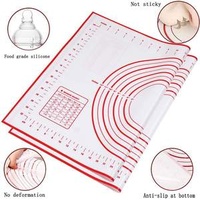 Multipurpose Heat Resistant Nonstick Large Silicone Pastry Baking Dough Mat With Measurements