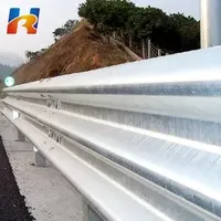 Factory Price Hot Dipped Galvanized Highway Crash Barrier W Beam Thire Beam Guardrail for Security