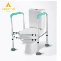 Aluminum Width Height Adjustable Lightweight Toilet Bathroom Shower Elderly Safety Handrail