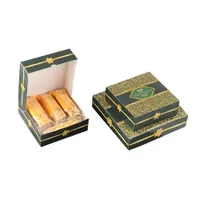 Custom Sweet Cup Cake Cookie Packaging Bakery Food Grade Pastry Box