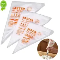Update New 50Pcs Disposable S/M/L Piping Icing Fondant Squeeze Cream Bag Dessert Decorators Pastry Tip Nozzle Bags