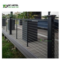 DF Top Stainless Wrought Deck Cable Wire Rope Railing Balustrade Railings System for Outdoor Balcony Stair Handrail