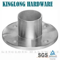 Stainless Steel Stair Railing Accessories Adjustable Handrail Base