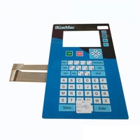 Professional manufacturer colorful backlit membrane switch with LED switch