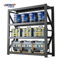 Racking Adjustable Metal Boltless Shelf and Racks Warehouse Storage Medium Duty Metal Rack Shelf