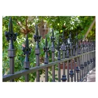 Orient Railing Fence Villa Square Tube Iron Fence Powder Coated Modern Wrought Iron Handrail
