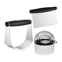 Pastry Cutter Set Dough Blender Flour Biscuit Cutter Baking Tools