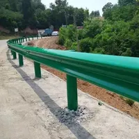 Customizable Metal Guardrail W Beam Guardrail S235jr Material Highway Safety Barrier