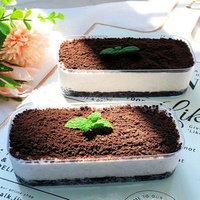 Hot Sale Packaging Box Factory Cost Cut Piece White Pastry Baking