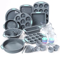 Square 54 Piece Set Nonstick Silicone Baking Pan Cake Pastry Bread Cake Baking Dish Microwave Oven Tray Cooking Bakeware