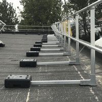 Non penetrating Roof Guardrail Systems temporary roof edge fall protection