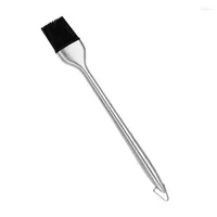 Baking Tools Silicone Basting Brush BBQ Grill Oil Sauce Stainless Steel Handle Pastry Butter Bread Kitchen Accessories