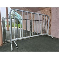 Iron horse guardrail traffic road construction safety warning history shunt column queue anti-collision