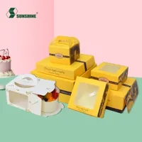 Custom Luxury Takeaway Food Printed Logo Doughnut Biscuit Sweet Pastry Dessert Donut Cookies Packaging Box