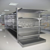 Grocery Display Rack , Retail Shop Display Racks Modular Design Elegant Tone