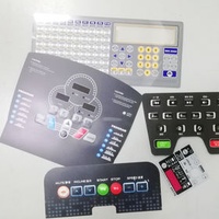 Custome Made Membrane Switch Graphic Overlay Control Panel