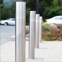 Modern Wholesale Fixed Metal Roadside Anti Safety Guardrails Road Bollards