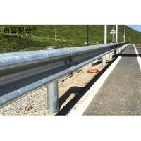 EU Standard W-Beam Galvanized Guardrail
