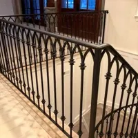 China Manufacturer Simple Stair Railing Designs Metal Staircase Handrail