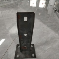 Customized welding Q235B steel parts for guardrail